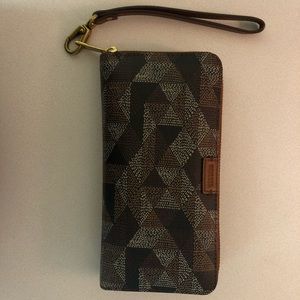 Fossil Emma RFID Zip Wallet